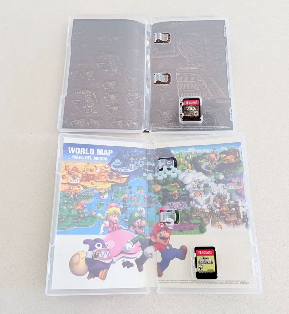 2 Games Super Mario Bros U/ Zelda Tears of  the kingdom Nintendo Switch -PO- - Picture 4 of 7